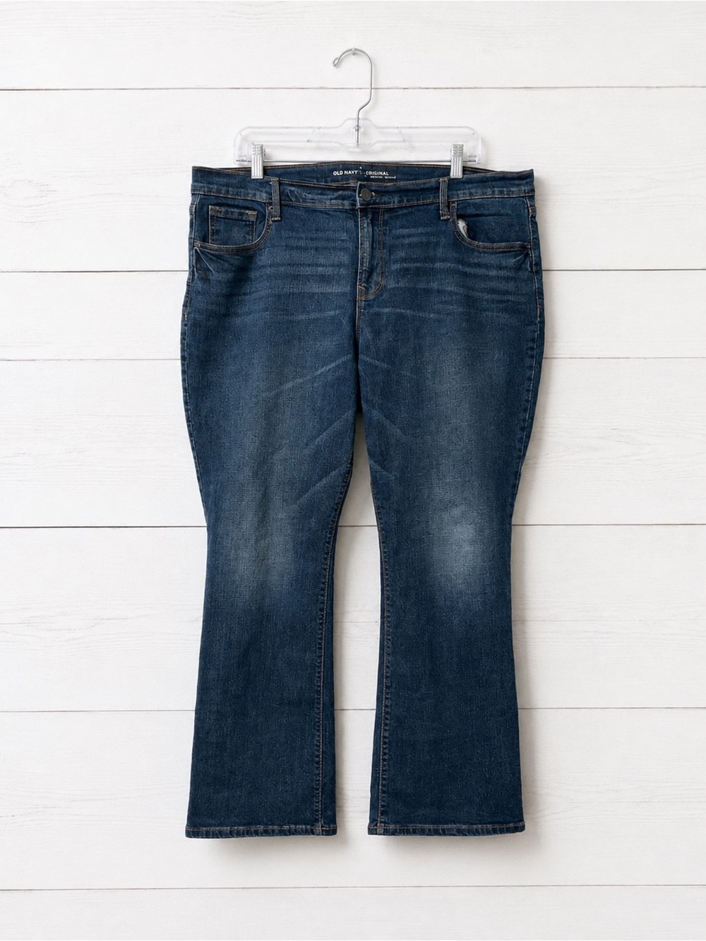 Old Navy Women's Dark Blue Flare Jeans